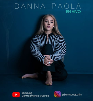 Este 2 de diciembre, por el canal oficial de Samsung Centroamérica en YouTube, la artista mexicana del momento, Danna Paola, ofrecerá un concierto gratuito